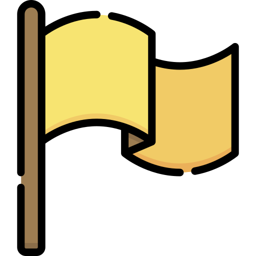 Image of a yellow flag